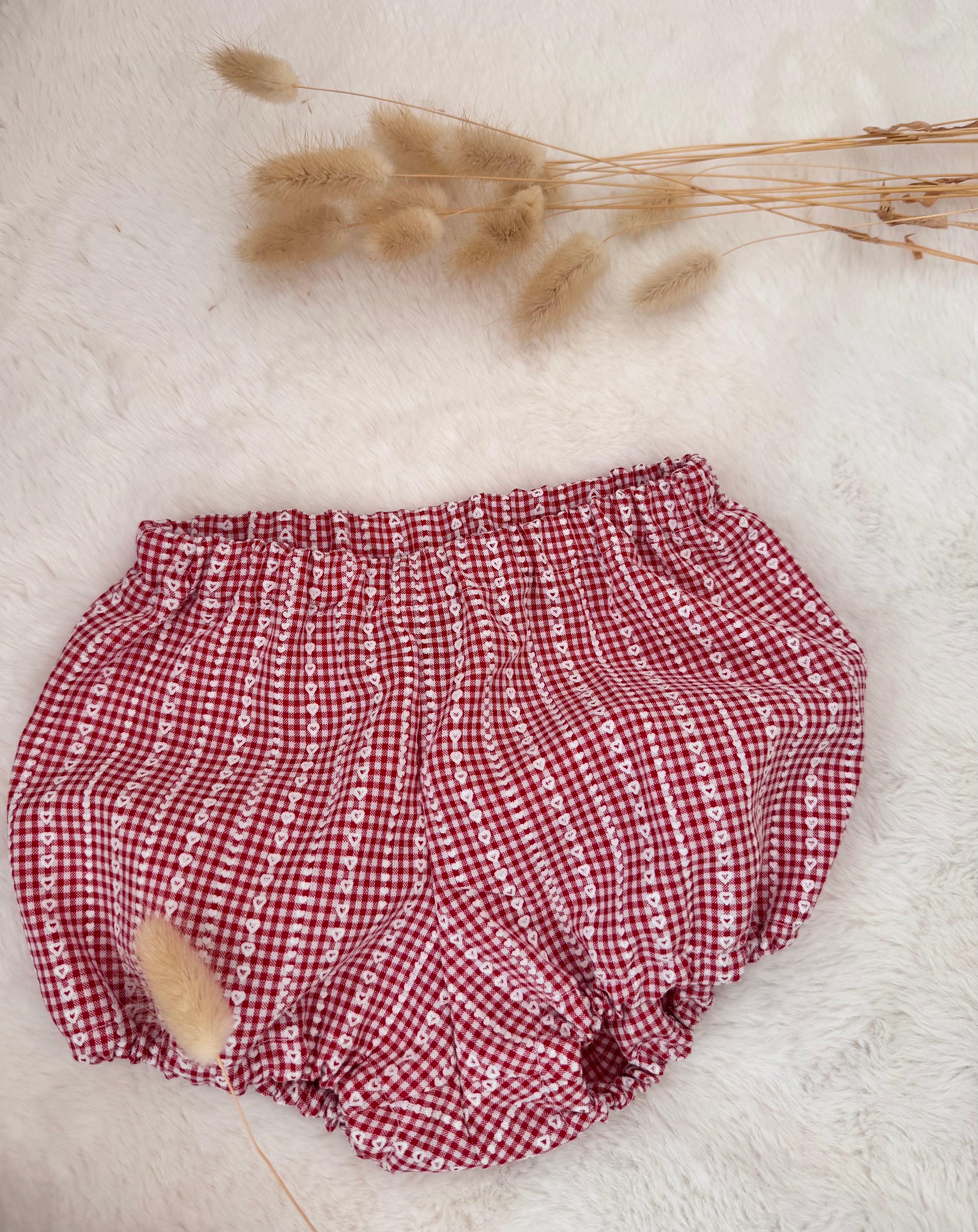 Bloomer Jules vichy petits coeurs