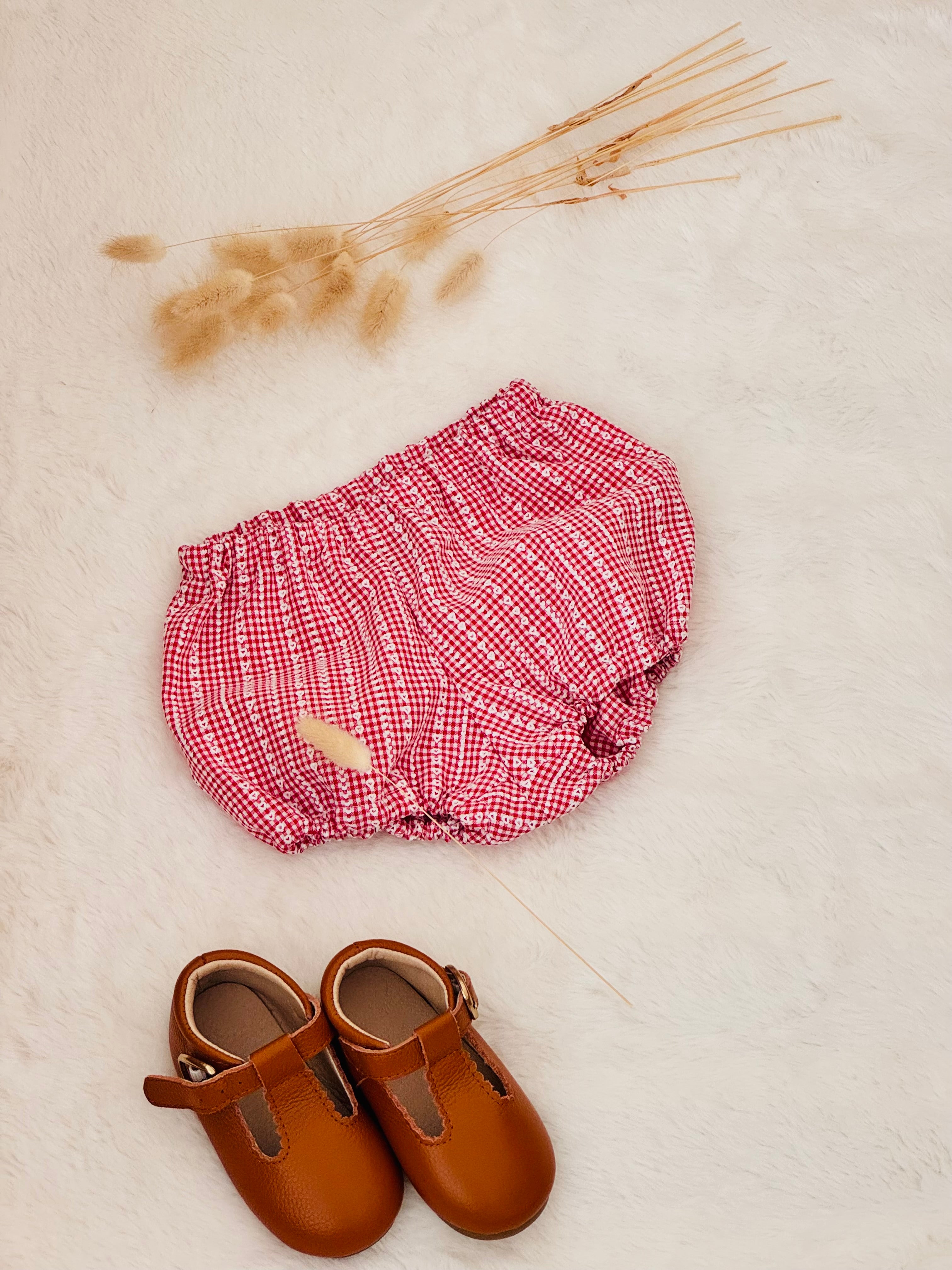 Bloomer Jules vichy petits coeurs