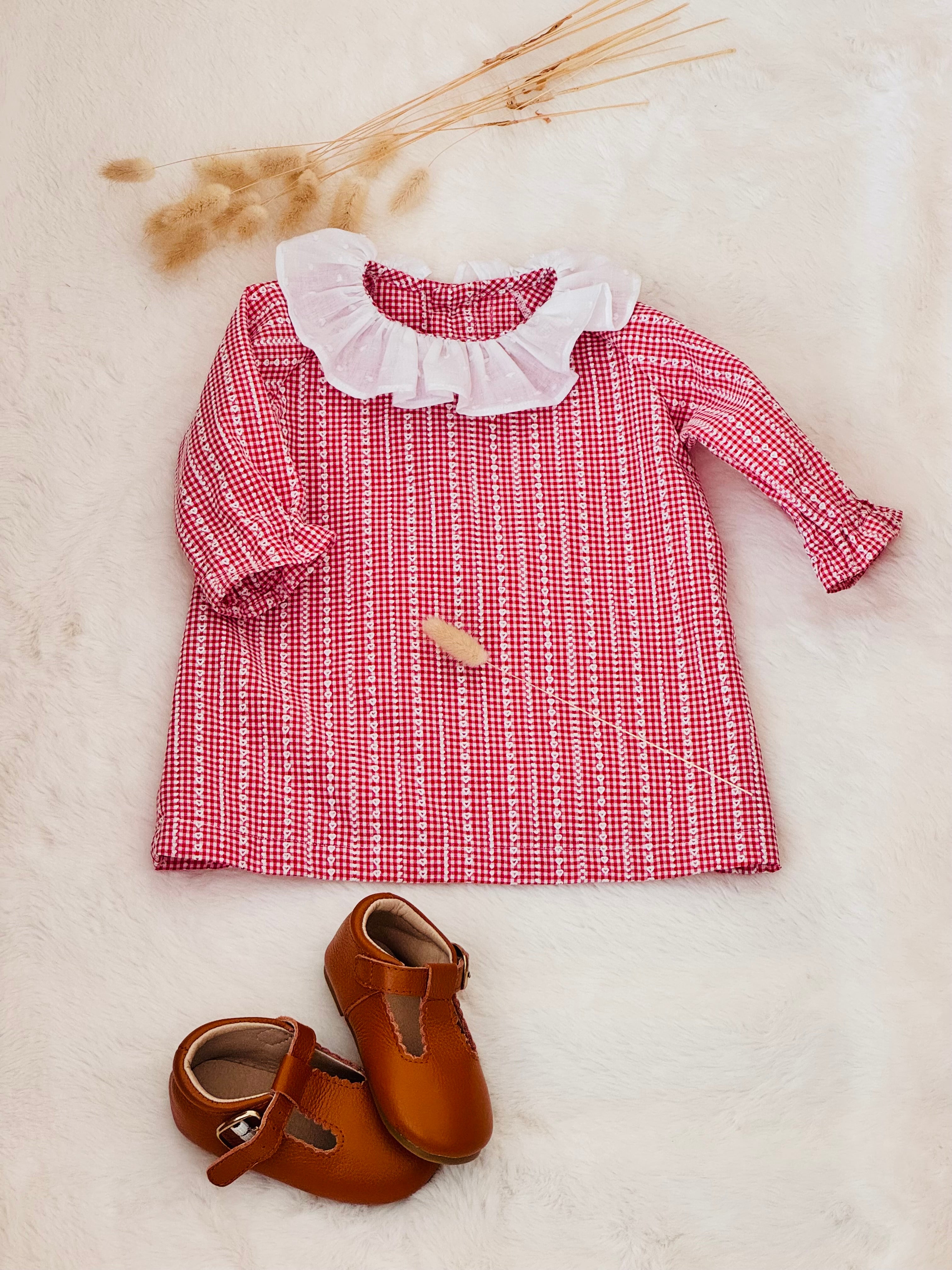 Bloomer Jules vichy petits coeurs
