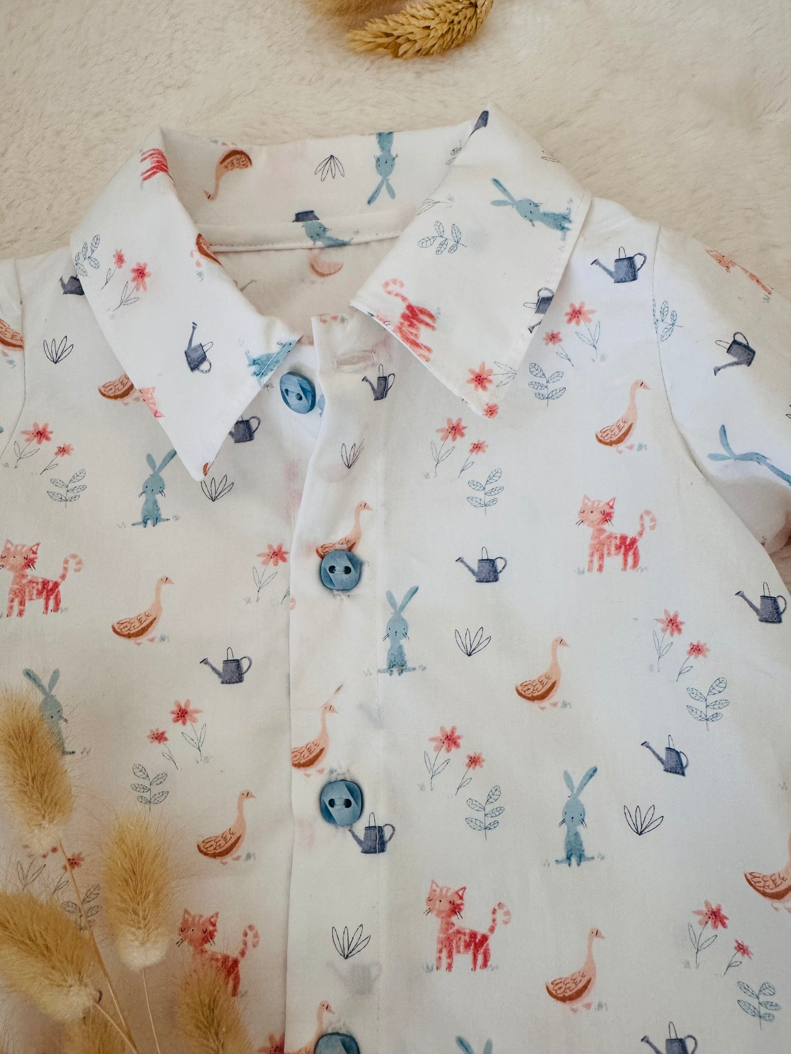 Chemise Gaston animaux