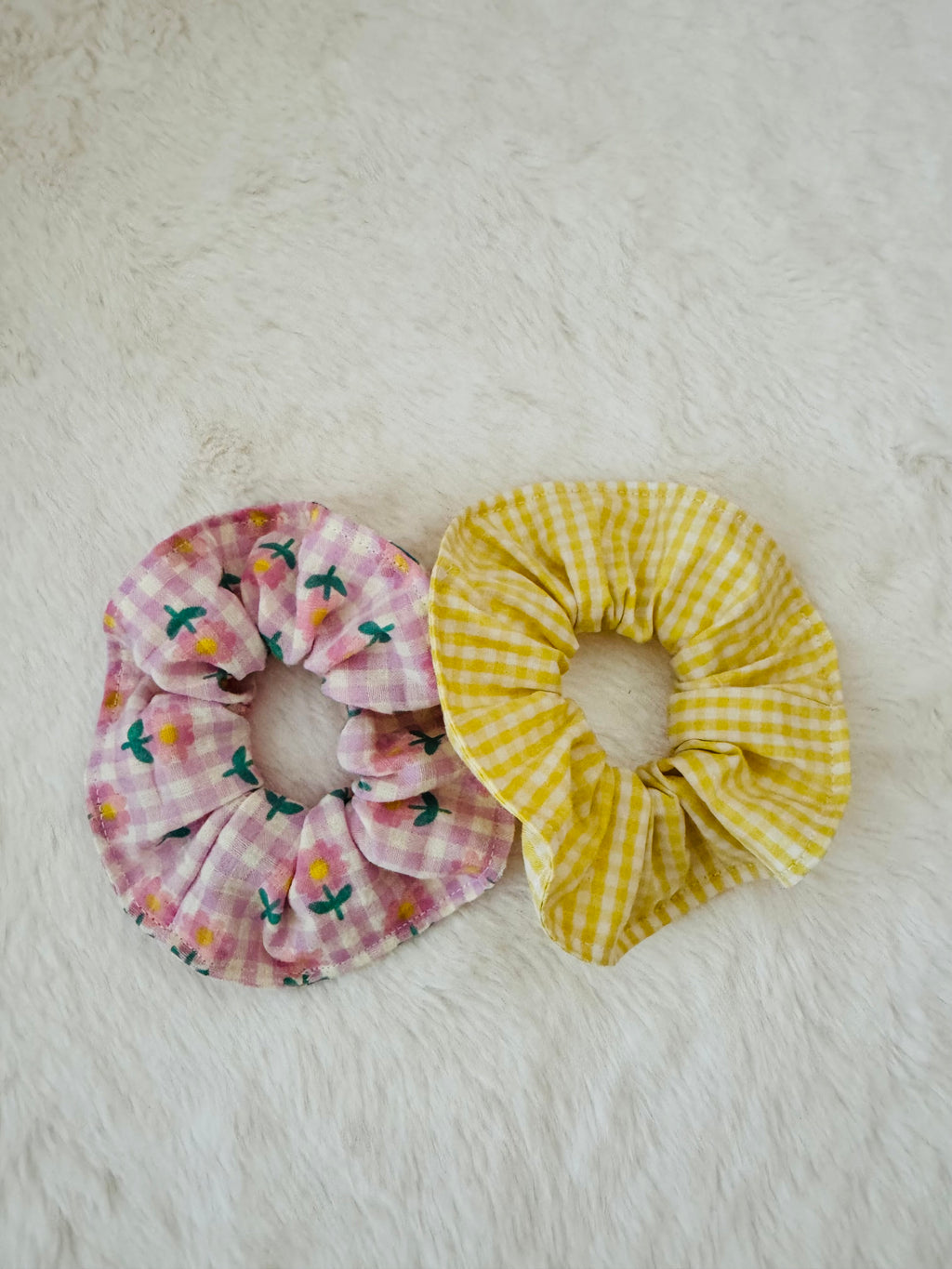 Chouchou Vichy jaune