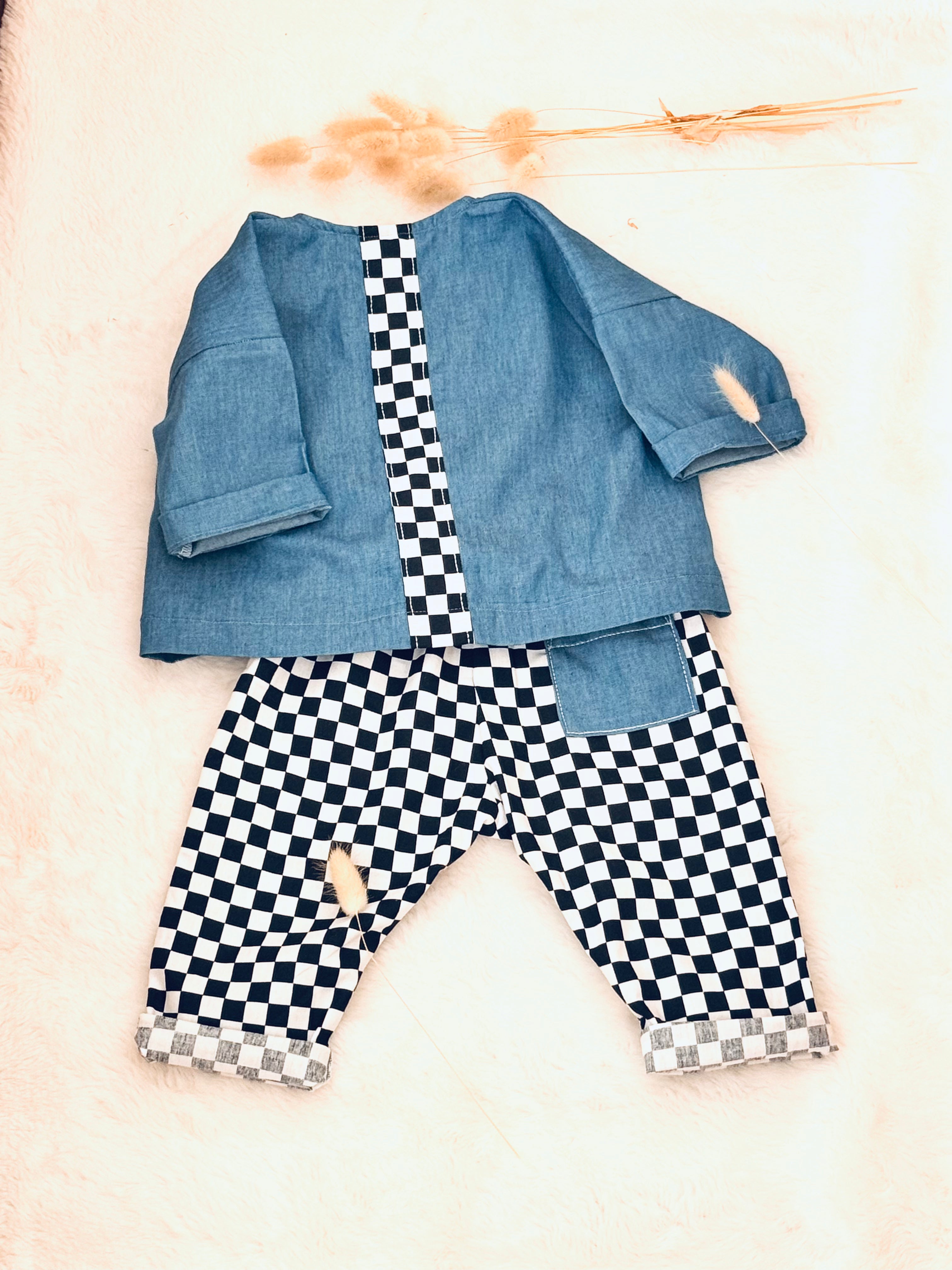 Pantalon Raphaël damier - Modèle UNIQUE